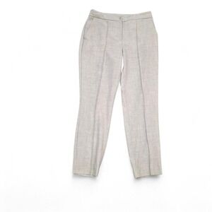 Express Linen blend work pants trousers Sz. 6 grey